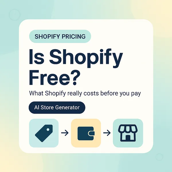 Shopify pricing plans compared, showing free trial and monthly costs
