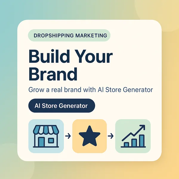Building a brand card with storefront, star and growth chart icons