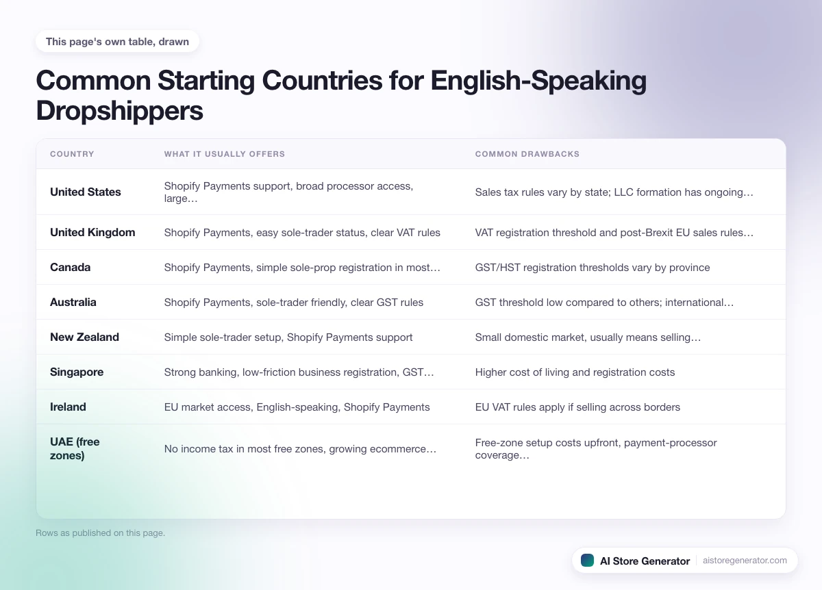8 rows from this page's own comparison, each with its what it usually offers and common drawbacks.